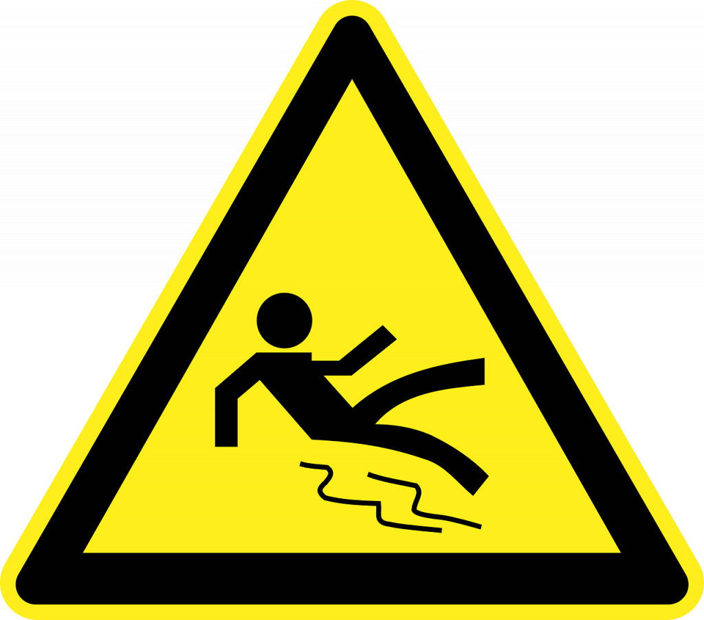 Slippery floor