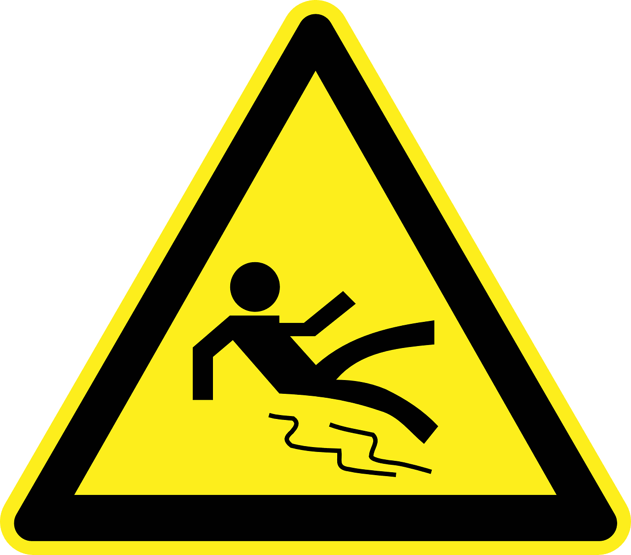 Slippery floor