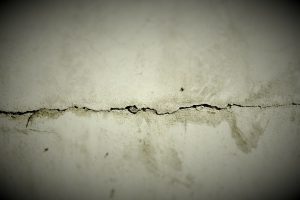 Repairing cracks on concrete floor